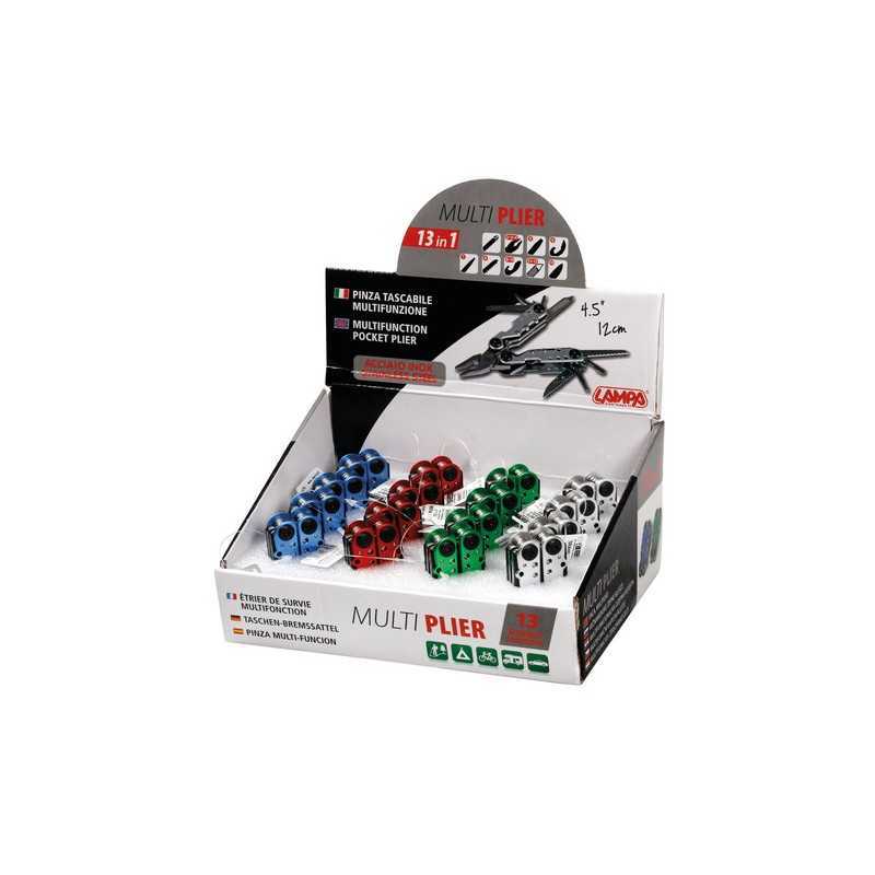 Multi Pliers pinze tascabili multifunzione 13 in 1 espositore 16 pz