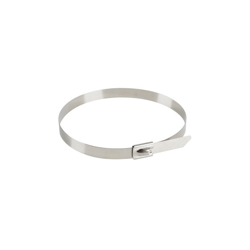 Fascette in acciaio inox set 20 pz - 7 9x300 mm