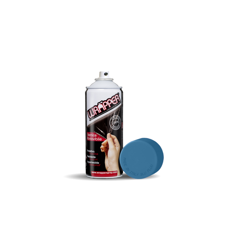 Wrapper pellicola spray rimovibile 400 ml - Azzurro fluo