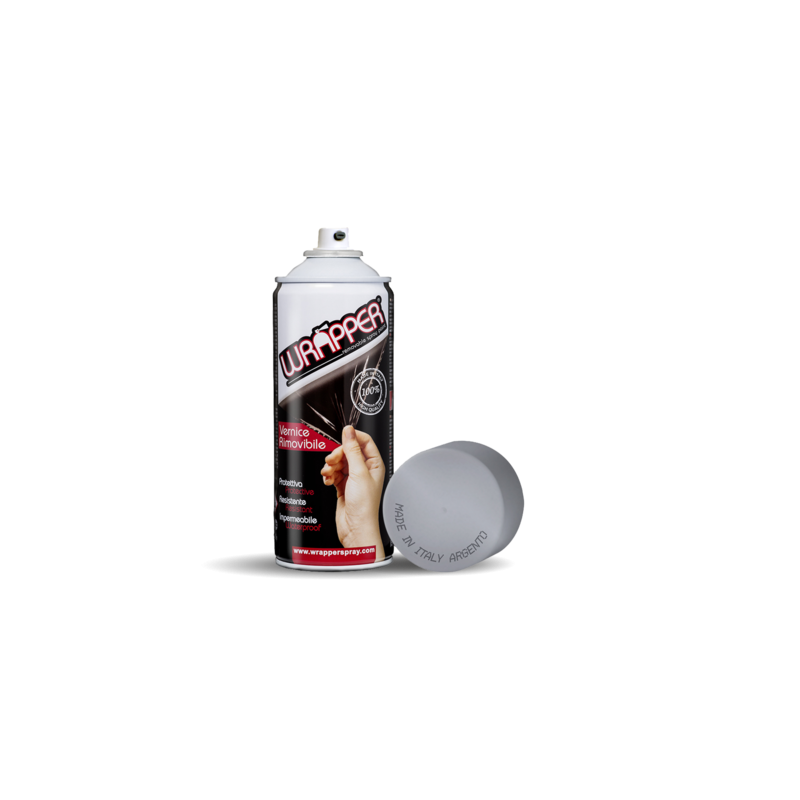 Wrapper  pellicola spray rimovibile  400 ml - Argento