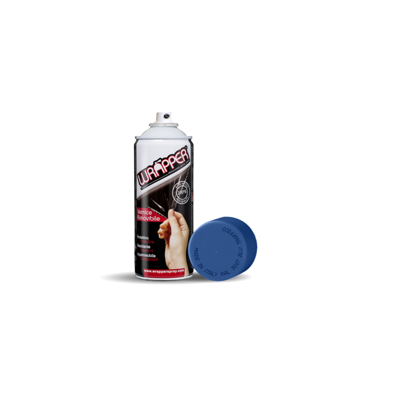 Wrapper  pellicola spray rimovibile  400 ml - Blu traffico - Ral 5017