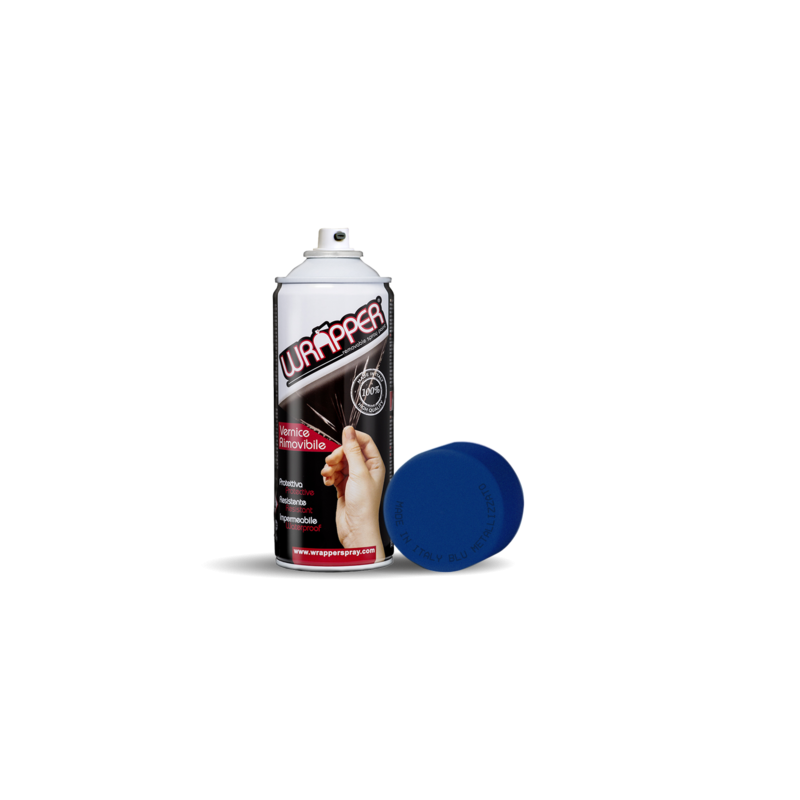 Wrapper pellicola spray rimovibile 400 ml - Blu metallizzato