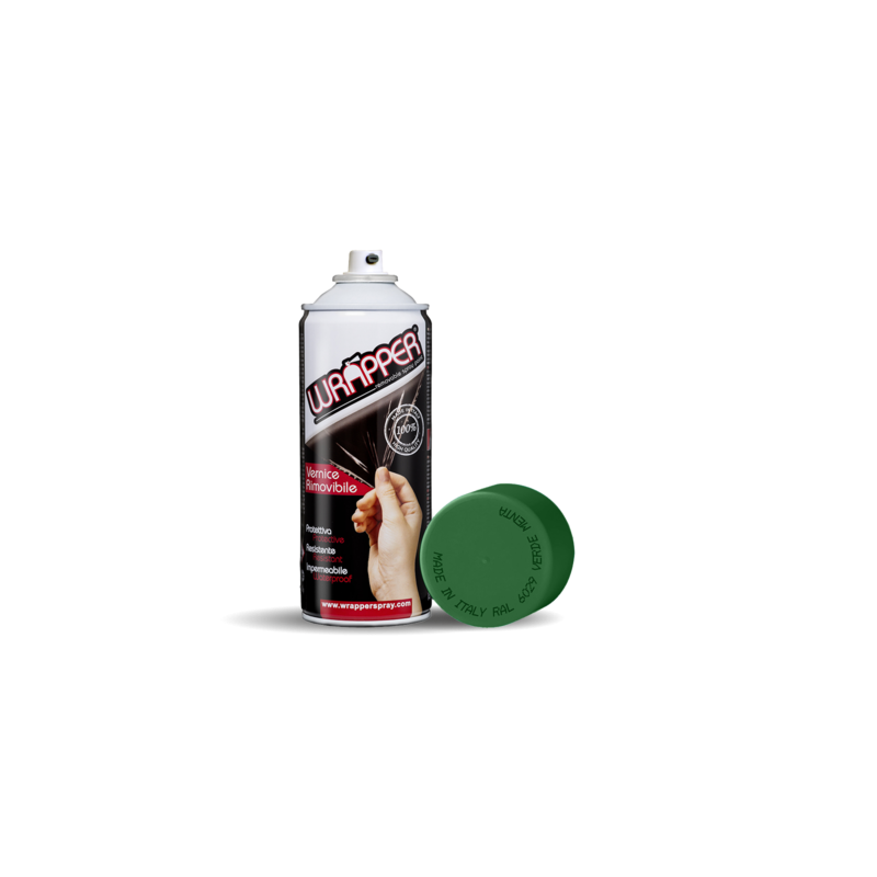Wrapper pellicola spray rimovibile 400 ml - Verde menta - Ral 6029