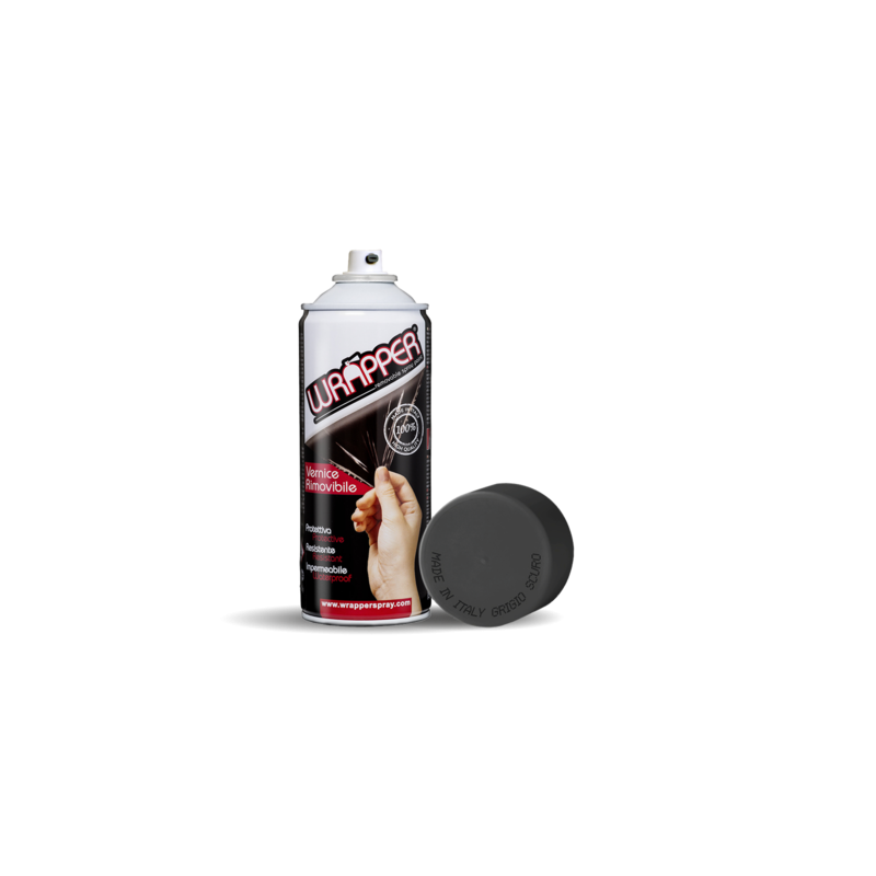 Wrapper  pellicola spray rimovibile  400 ml - Grigio scuro