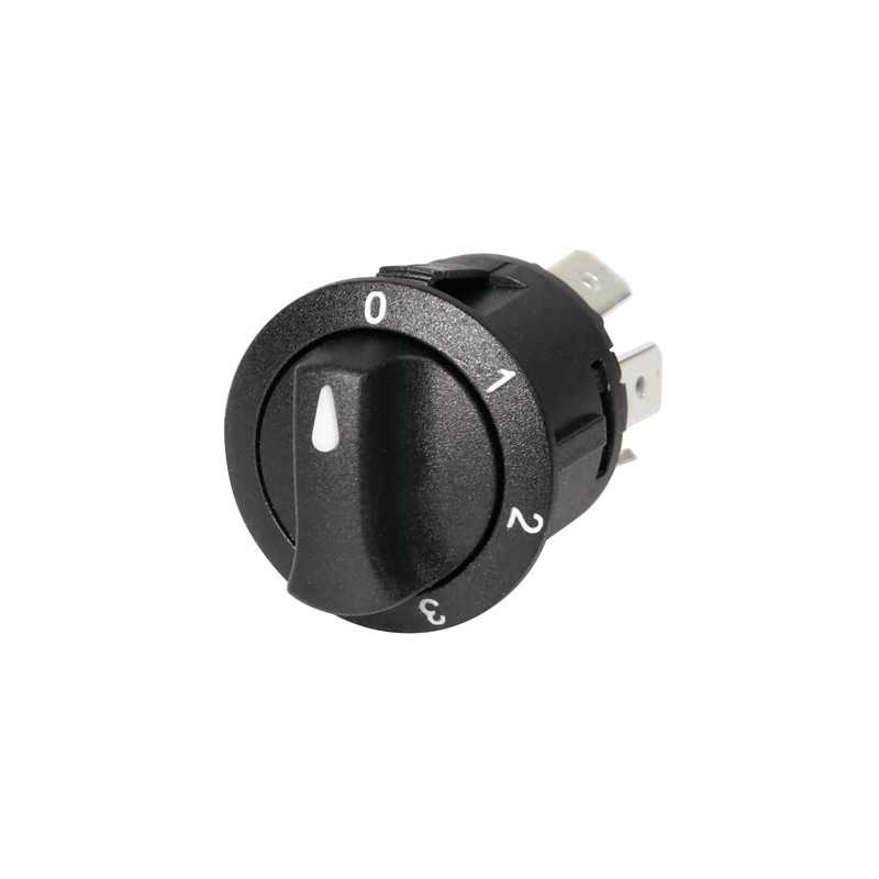LAM-45566 - Interruttore a rotazione a 4 posizioni - 12 24V - 10A
