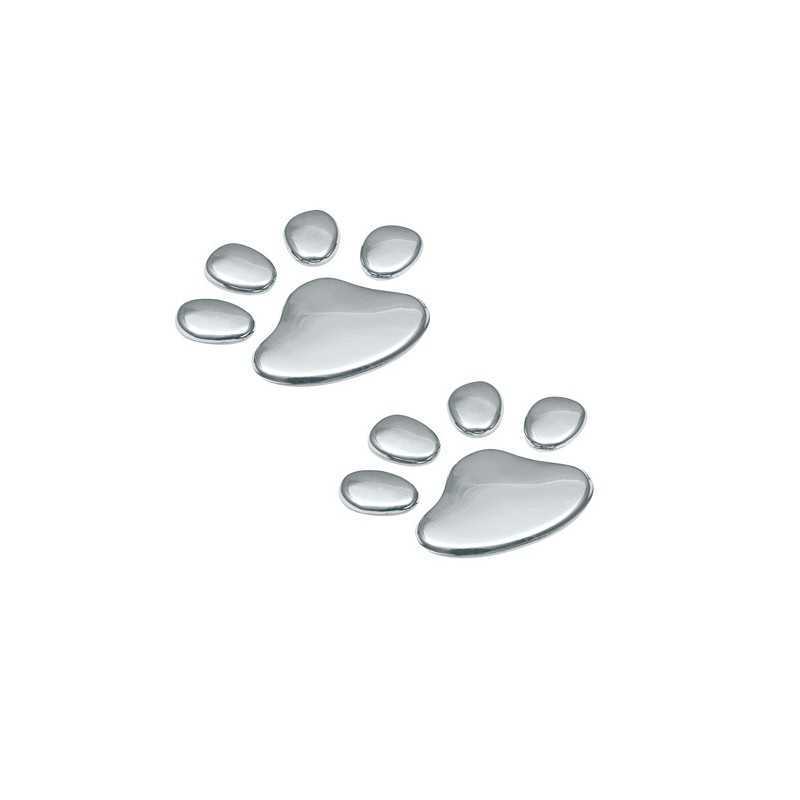 Emblema 3D cromato - Bear paw