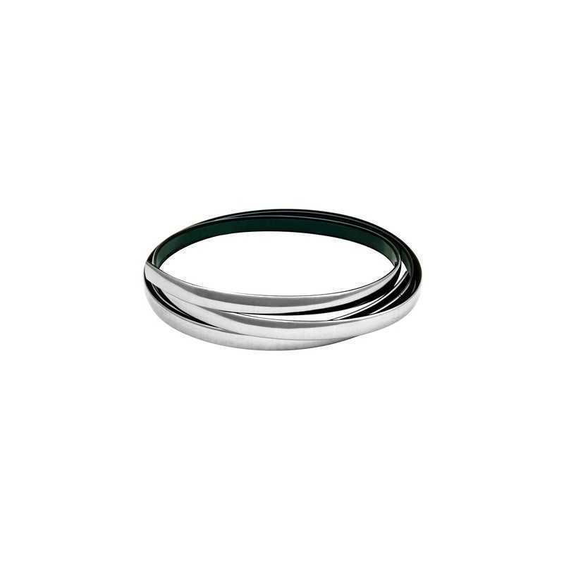 Profilo adesivo cromato - 4 m - 14 mm