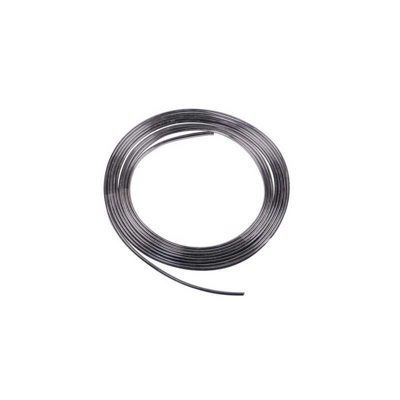 Profilo adesivo cromato nero - 25 m - 4 mm