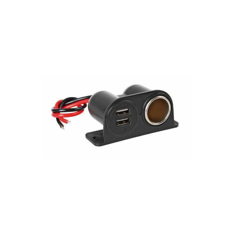 Extra-Power presa corrente con doppia USB 12 24V