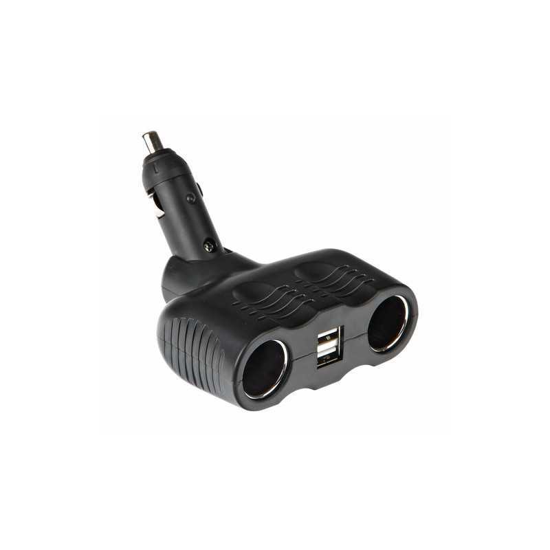 Duo-4 presa corrente doppia con USB - 12 24V