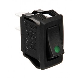 Micro interruttore con spia a Led - 12 24V - Verde