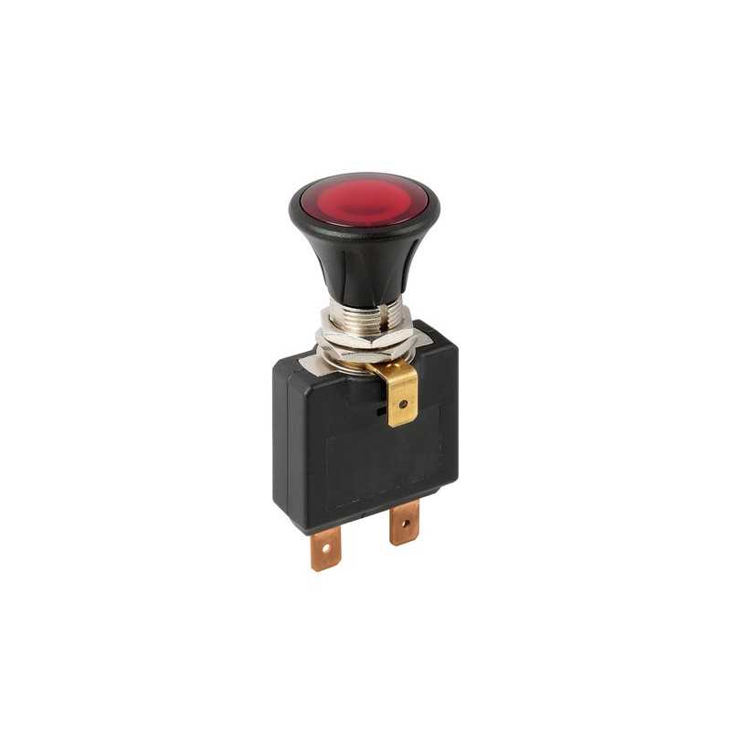 Interruttore tira-spingi con spia a Led - 12 24V - 50A
