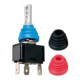 Interruttore a leva con cuffie intercambiabili - 12 24V - 20A