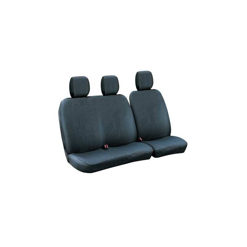 Dots-1 set fodere per furgone senza avvolgicintura - Nero Blu