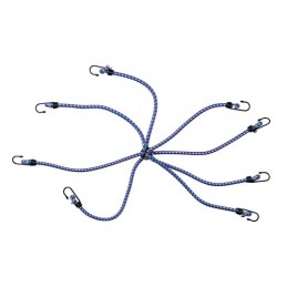 Corda elastica ragno 8 ganci -   10 mm
