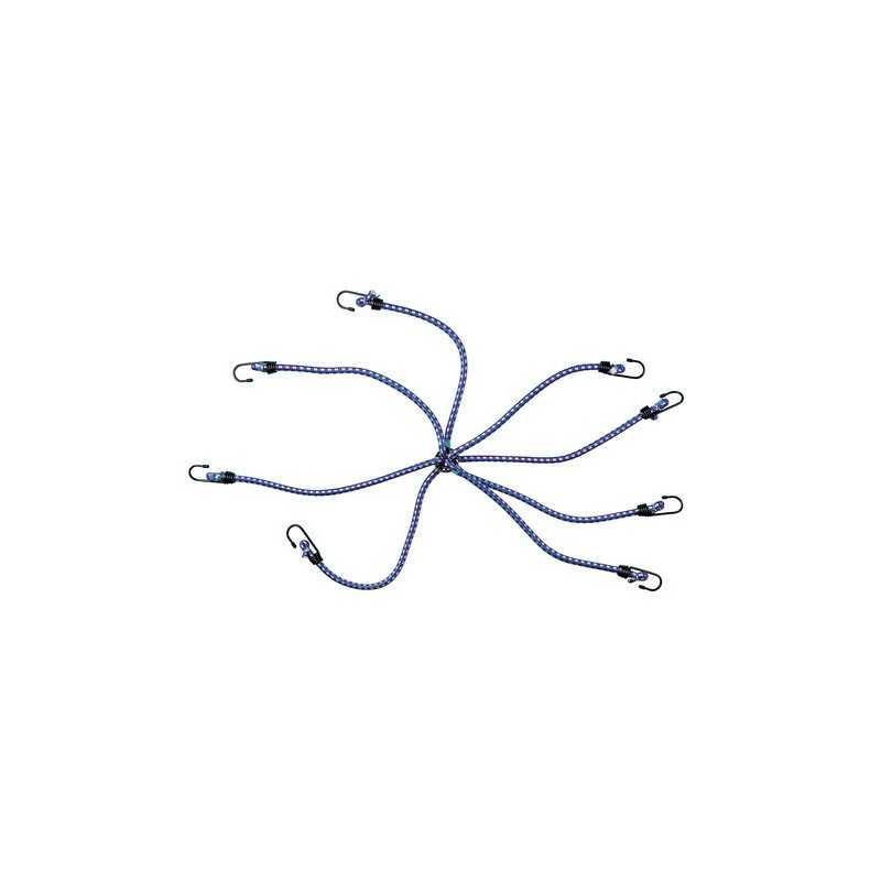 Corda elastica ragno 8 ganci - 10 mm