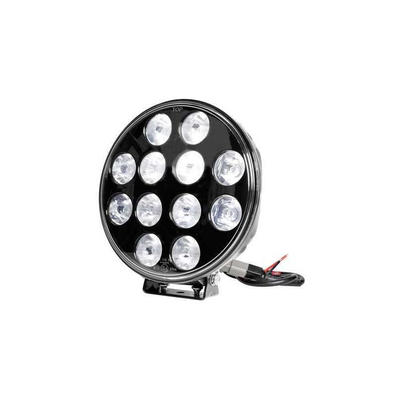 Orion proiettore supplementare a 12 Led - 9 36V - 215 mm - Nero