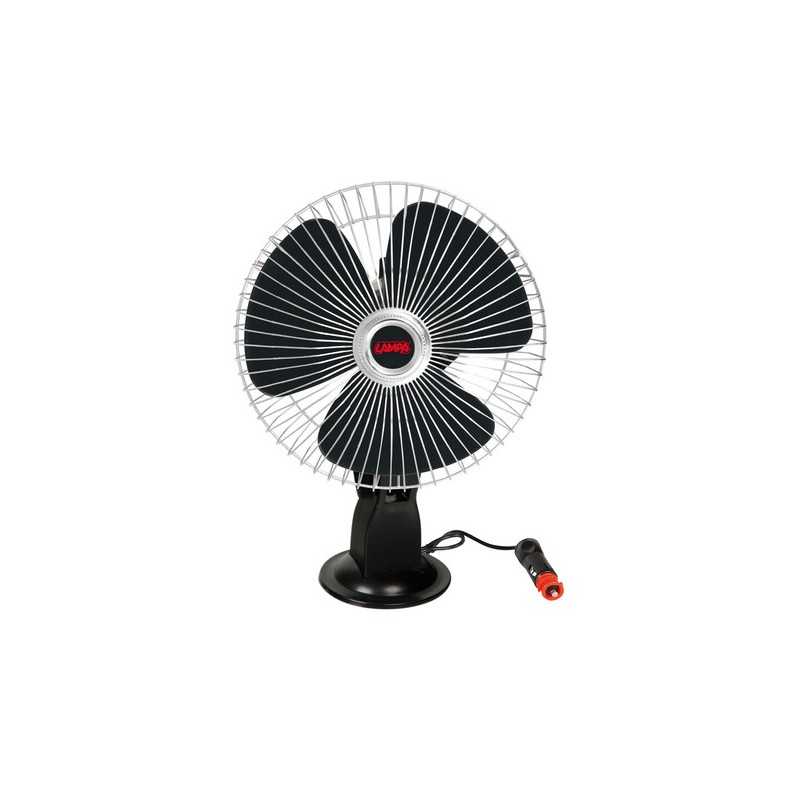 Chrome-fan ventilatore con ventosa 8 - 24V