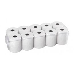 Rotoli carta termica per registratori di cassa  10 pz - 55 g m² - 57 mm x 30 m