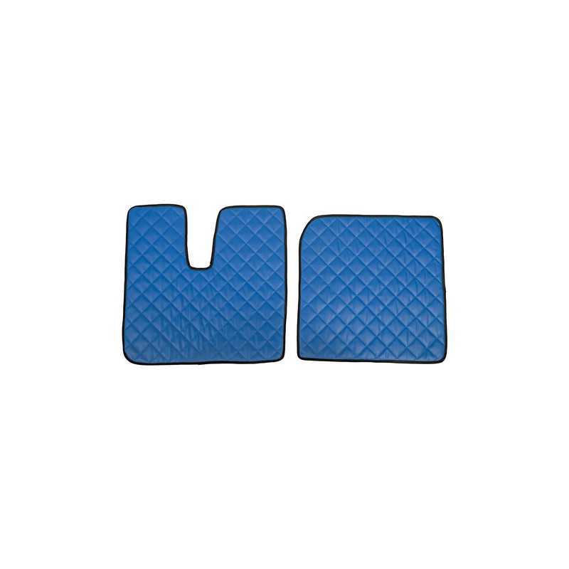 Coppia tappeti in similpelle - Blu - Man TGX (09 07 12 17)