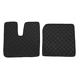 Coppia tappeti in similpelle - Nero - Man TGX (09 07 12 17)