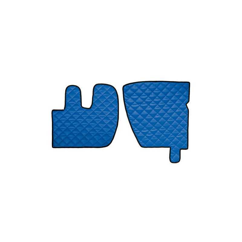 Coppia tappeti in similpelle - Blu - Renault Premium 2 (09 05 12 13)