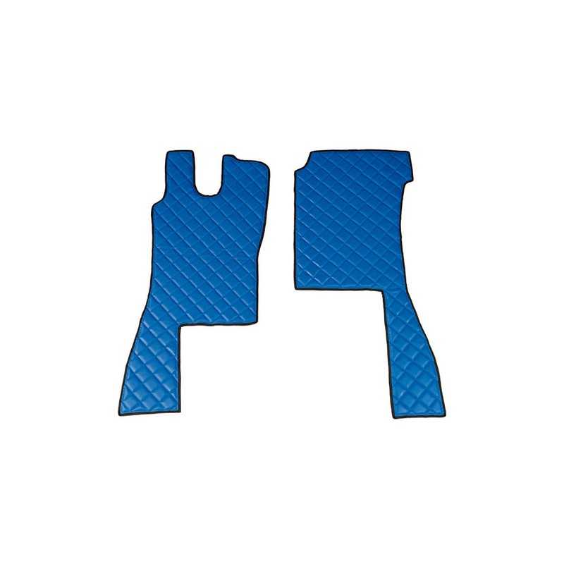 Coppia tappeti in similpelle - Blu - Scania L Serie 4 (02 95 09 04)