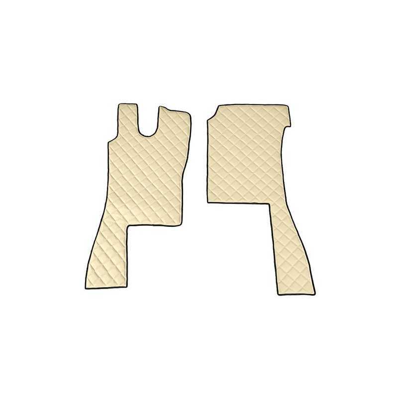 Coppia tappeti in similpelle - Panna - Scania L Serie 4 (02 95 09 04)