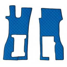 Coppia tappeti in similpelle - Blu - Scania R Serie 7 (11 16 ) sedile pass. pneumatico