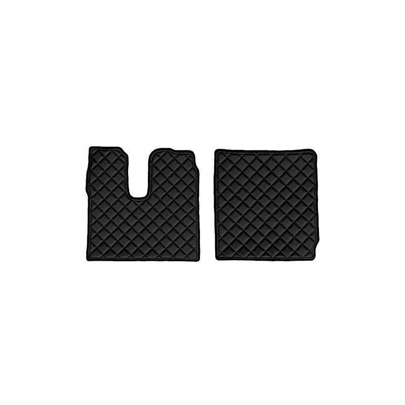 Coppia tappeti in similpelle - Nero - Man TGX (01 18 )