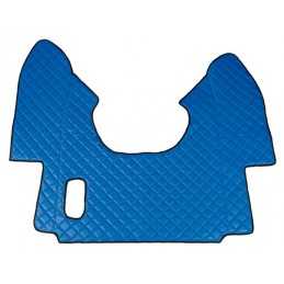 Tappeto centrale in similpelle - Blu - Daf XF95 (11 01 12 07) automatico
