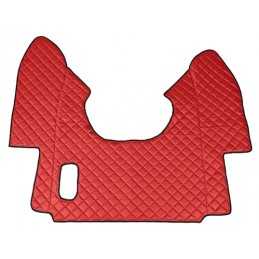 Tappeto centrale in similpelle - Rosso - Daf XF95 (11 01 12 07) automatico