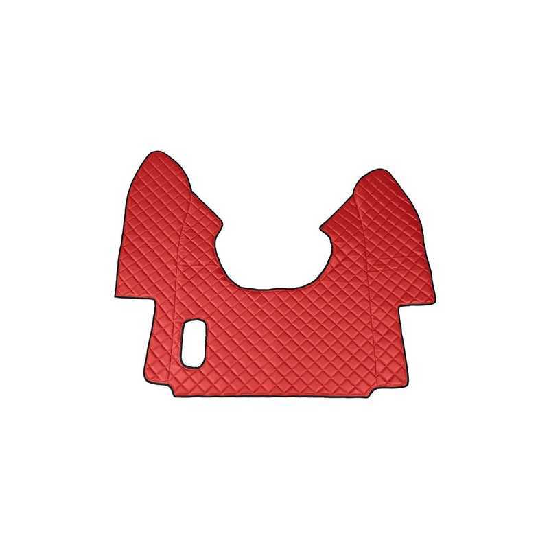 Tappeto centrale in similpelle - Rosso - Daf XF95 (11 01 12 07) automatico