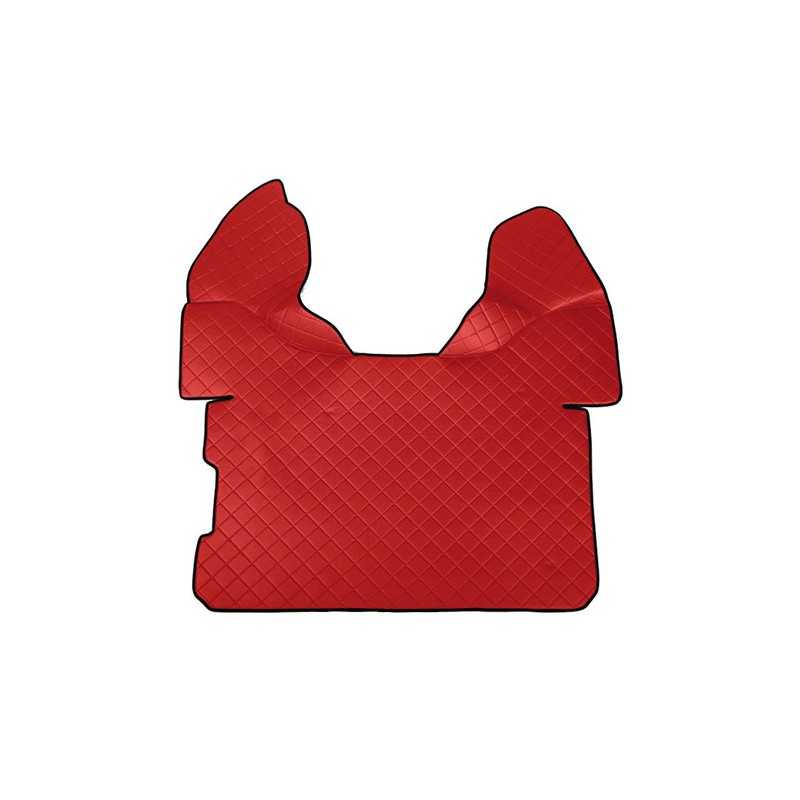 Tappeto centrale in similpelle - Rosso - Daf XF 105 (02 04 12 14) automatico