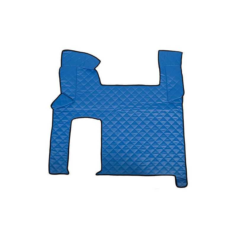 Tappeto centrale in similpelle - Blu - Man TGX (09 07 12 17) automatico 2 cassetti