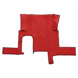Tappeto centrale in similpelle - Rosso - Man TGX (09 07 12 17) automatico 1 cassetto