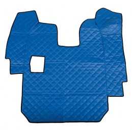 Tappeto centrale in similpelle - Blu - Scania R Serie 5 (03 04 08 09) manuale