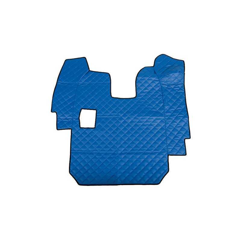 Tappeto centrale in similpelle - Blu - Scania R Serie 5 (03 04 08 09) manuale