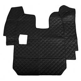 Tappeto centrale in similpelle - Nero - Scania R Serie 5 (03 04 08 09) manuale