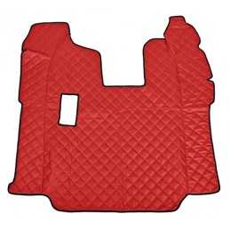 Tappeto centrale in similpelle - Rosso - Scania R Serie 6 (09 09 08 13) manuale sedile pass. pneumatico - Scania R Serie 6 - St
