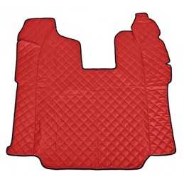 Tappeto centrale in similpelle - Rosso - Scania R Serie 6 (09 09 08 13) automatico sedile pass. pneumatico - Scania R Serie 6 -