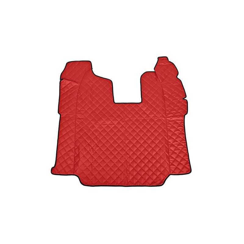 Tappeto centrale in similpelle - Rosso - Scania R Serie 6 (09 09 08 13) automatico sedile pass. pneumatico - Scania R Serie 6 -