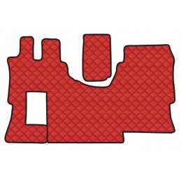 Tappeto unico in similpelle - Rosso - Mercedes Actros MP4 (09 11 ) allestimento Star