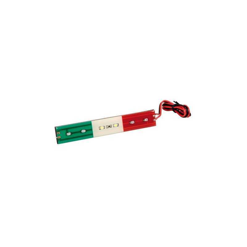 Bandiera Italia luminosa a 6 led 24V
