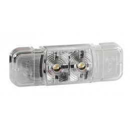 Luce ingombro a 2 Led 24V - Bianco