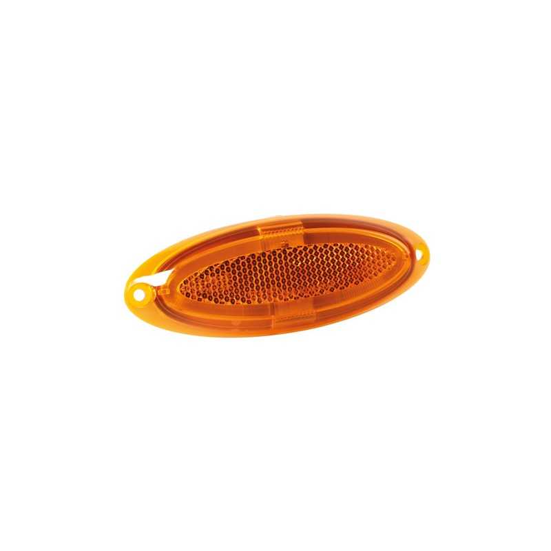 Luce ingombro a 4 led montaggio in superficie 12 24V - Arancio