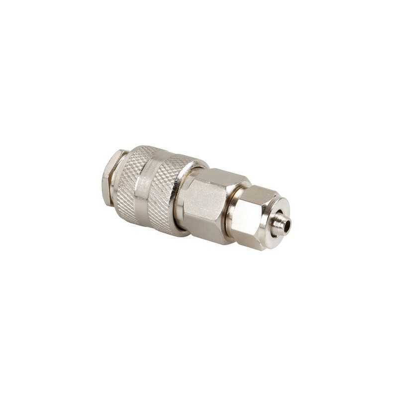 C-6 connettore aria per tubo 6 mm ad attacco rapido femmina