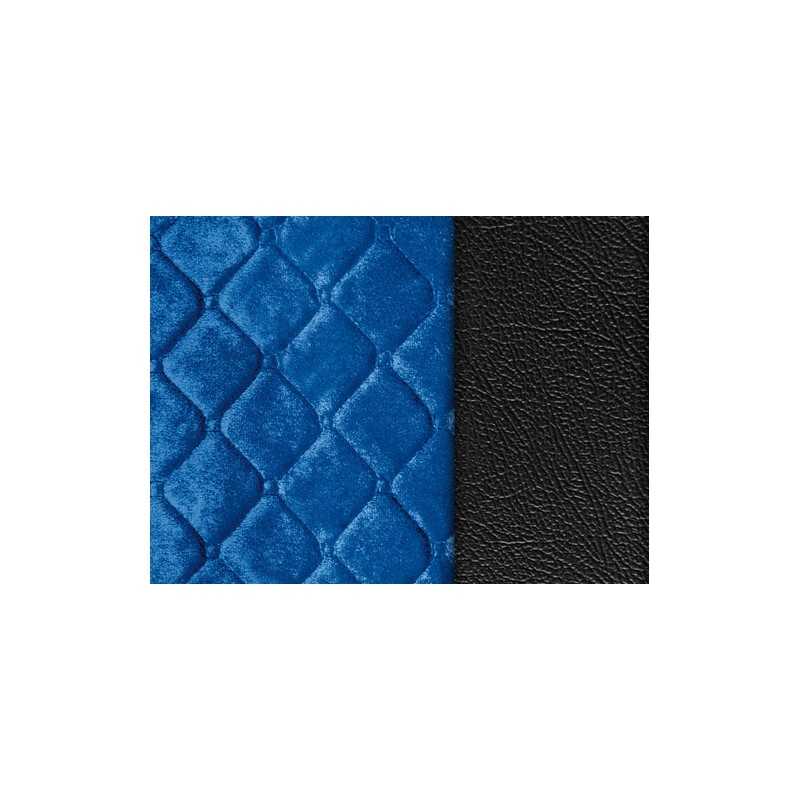 Lolita coprisedile in similpelle e poliestere - Nero Blu