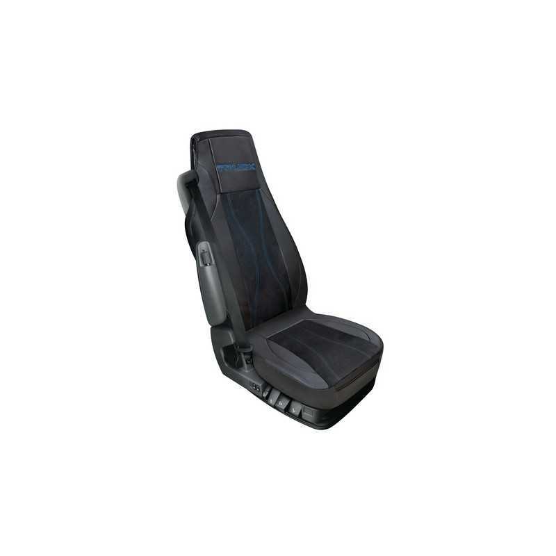 Luana coprisedile in similpelle per camion - Nero Blu