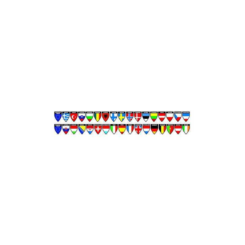 Decor-Flags 2 in1 - Set 4 - 17x2 bandiere